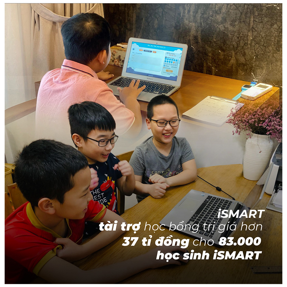 Chung tay chống dịch, iSMART Education tài trợ hơn 37 tỷ đồng học bổng cho học sinh toàn quốc - Ảnh 1.