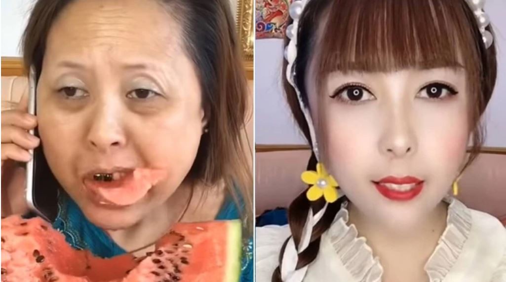 Nữ streamer lớn tuổi chứng minh mọi thứ đều có thể giả tạo, tự biến bản thân thành thánh nữ Yui Hatano chỉ sau vài phút trang điểm - Ảnh 1.