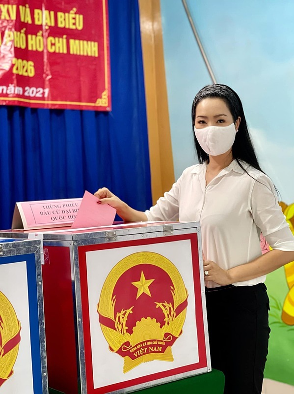 Dàn sao Việt đi bầu cử - Ảnh 8.