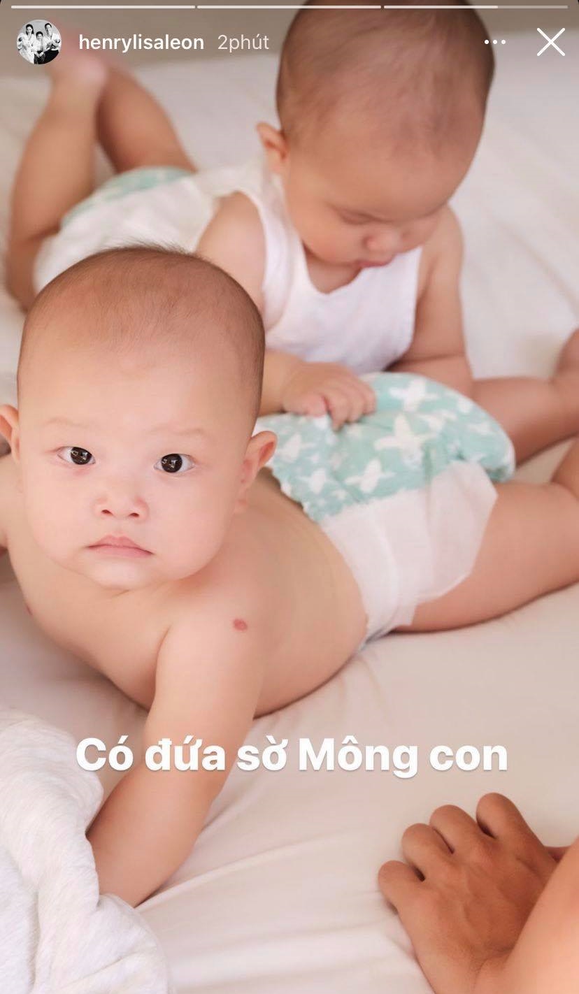 Vẻ mặt &quot;không cảm xúc&quot; của Leon nhà Hồ Ngọc Hà khi bị chị gái Lisa trêu khiến ai nhìn cũng phì cười - Ảnh 1.