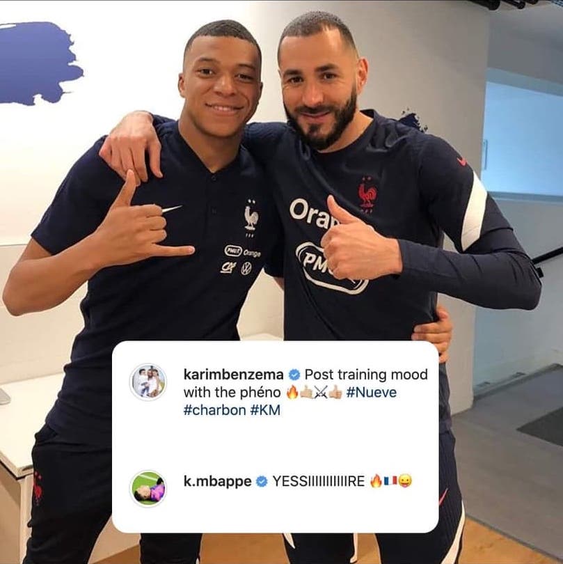 Benzema thân thiết với sao trẻ Mbappe trong đợt tập trung cùng tuyển Pháp - Ảnh 2.