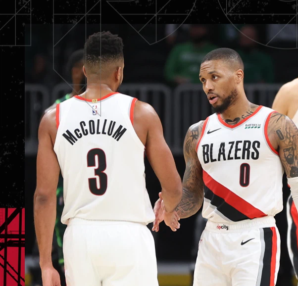 CJ McCollum và Damian Lillard bùng nổ trong thế trận đôi công, vượt mặt bộ đôi Jay-Jay của Boston Celtics - Ảnh 1.