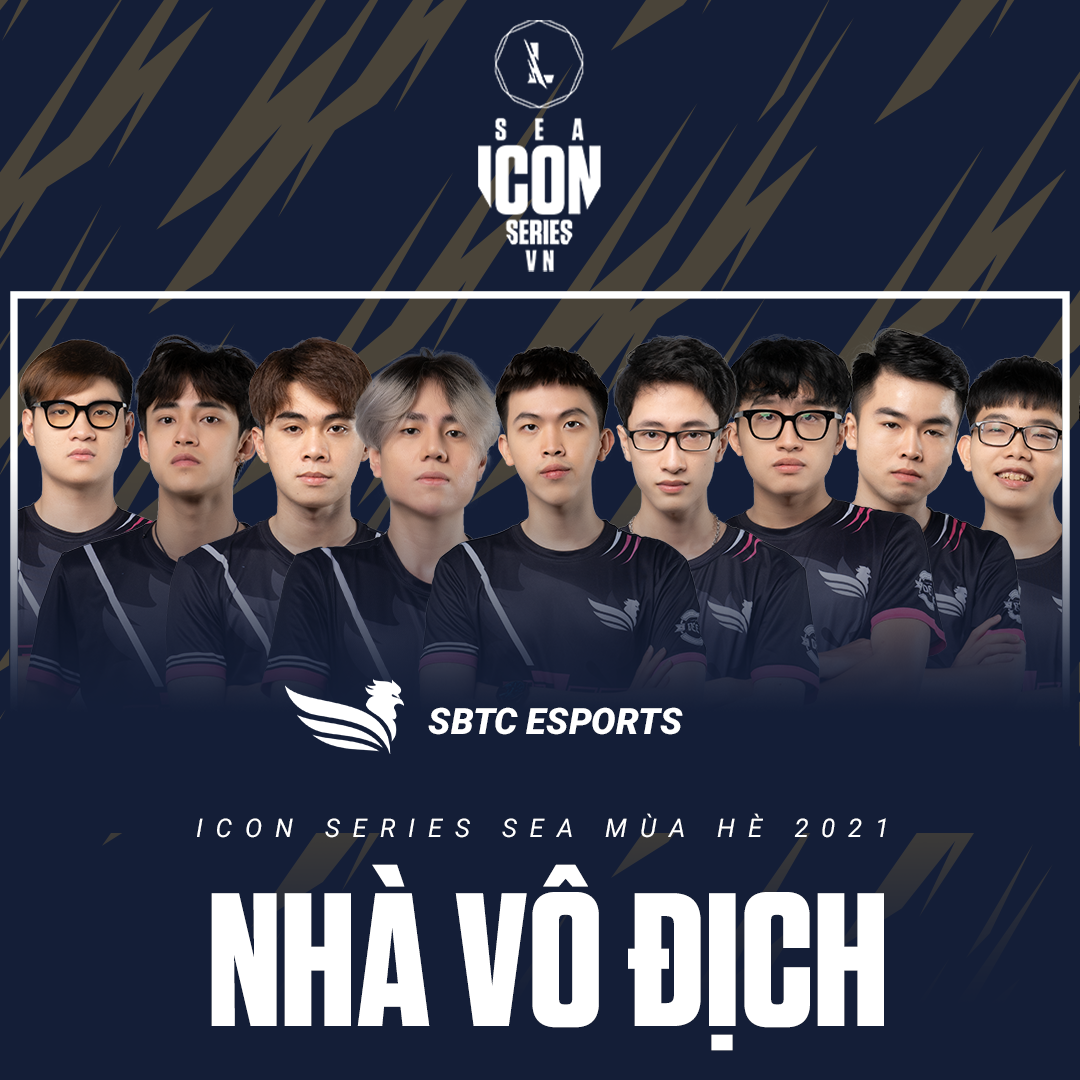 SBTC lên ngôi vô địch Icon Series SEA mùa Hè 2021