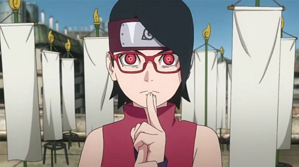 Vì sao Sarada sử dụng được Chidori đã được giải thích trong anime Boruto, hóa ra do ông bô dạy - Ảnh 1.