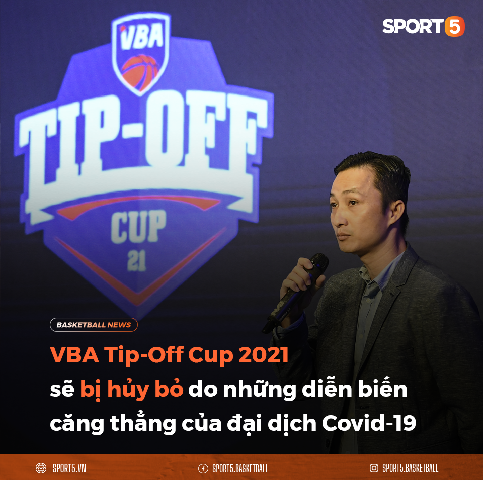 Chính thức: VBA hủy bỏ giải đấu Tip-Off Cup 2021 - Ảnh 1.