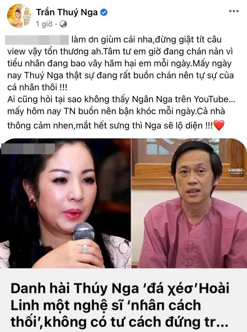 Nữ danh hài hốt hoảng thanh minh vì bị nghi &quot;đá xéo&quot; về nhân cách của Hoài Linh - Ảnh 1.