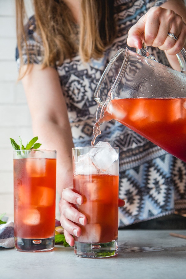 5 công thức trà hoa quả mùa hè này - Ảnh 1. 5 công thức trà hoa quả mùa hè này - Ảnh 1.