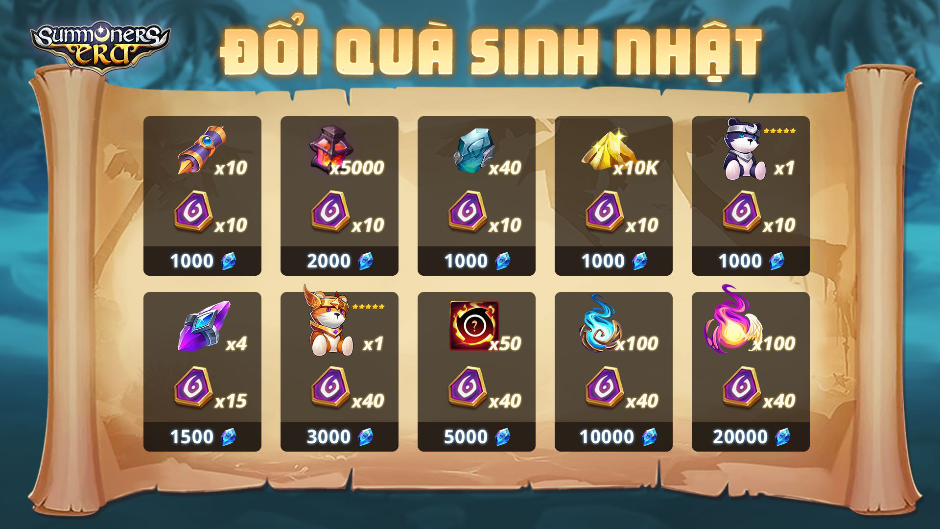 Summoners Era – Kỷ Nguyên Triệu Hồi đón sinh nhật 1 tuổi rực rỡ, tặng full 7 giftcode cực xịn - Ảnh 5.