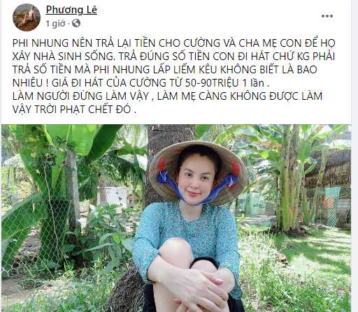 Vừa mắng Phi Nhung &quot;vô cảm&quot; trên livestream, Hoa hậu đại gia Phương Lê tiếp tục đòi tiền cho Hồ Văn Cường - Ảnh 2.