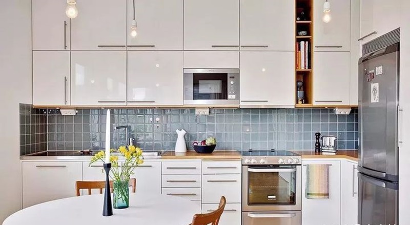 Những “tuyệt chiêu” thiết kế cho căn bếp 4-5m2, không gian nhỏ mà hiệu quả sử dụng vẫn hoàn hảo - Ảnh 9.