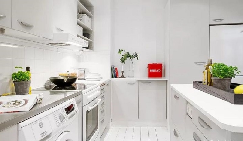 Những “tuyệt chiêu” thiết kế cho căn bếp 4-5m2, không gian nhỏ mà hiệu quả sử dụng vẫn hoàn hảo - Ảnh 10.