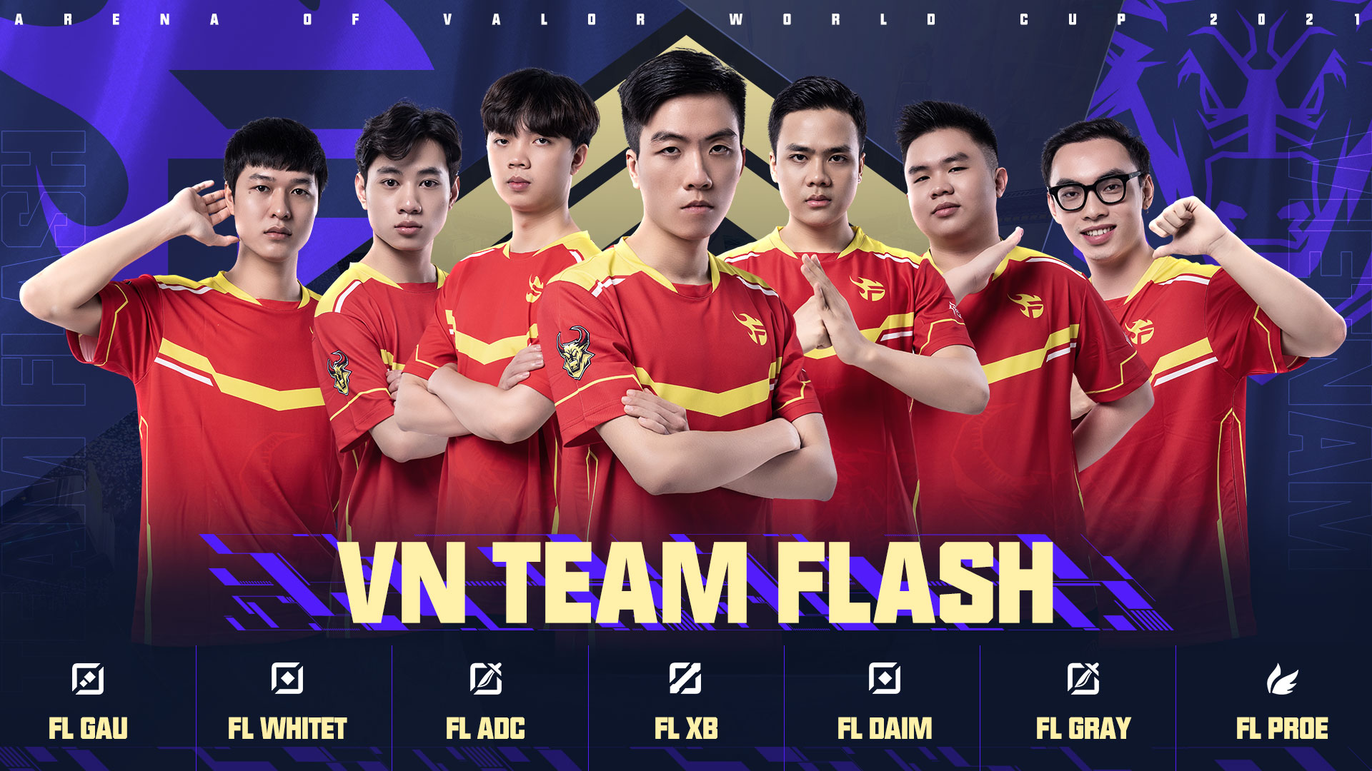 Team Flash mang đội hình chất lượng đến AWC 2021