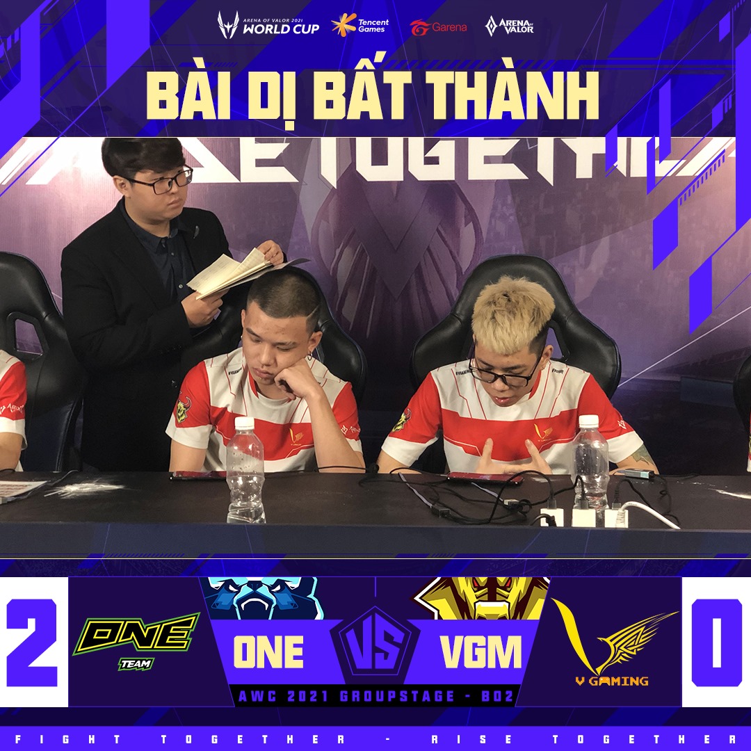 V Gaming thất bại ở trận thi đấu thứ 2 trước ONE