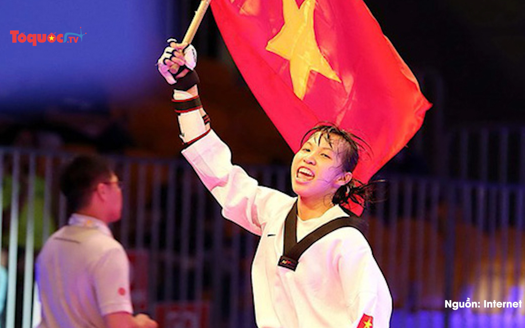 Võ sĩ Kim Tuyền giành huy chương Vàng giải Taekwondo vô địch Châu Á 2021