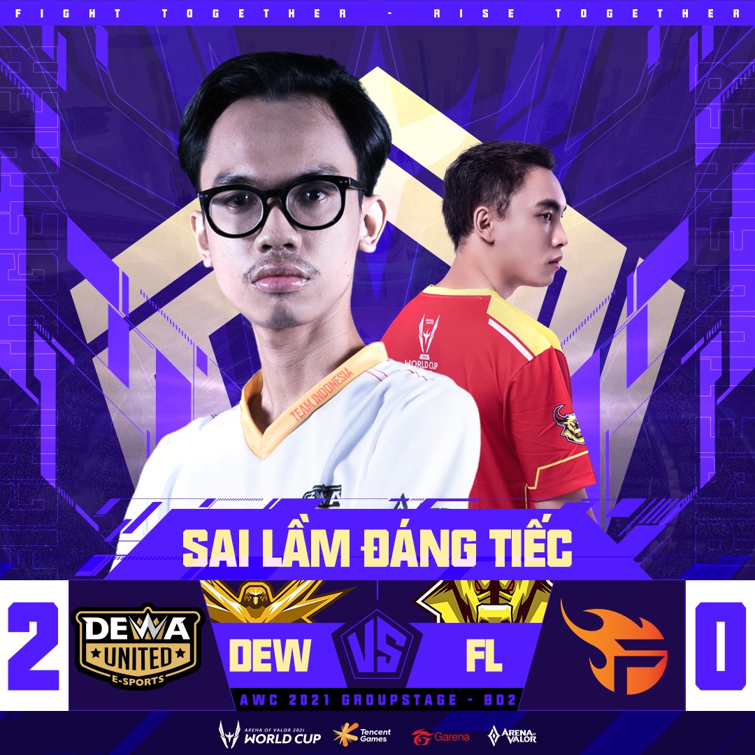 Team Flash thất bại bẽ bàng 0-2 trước Dewa