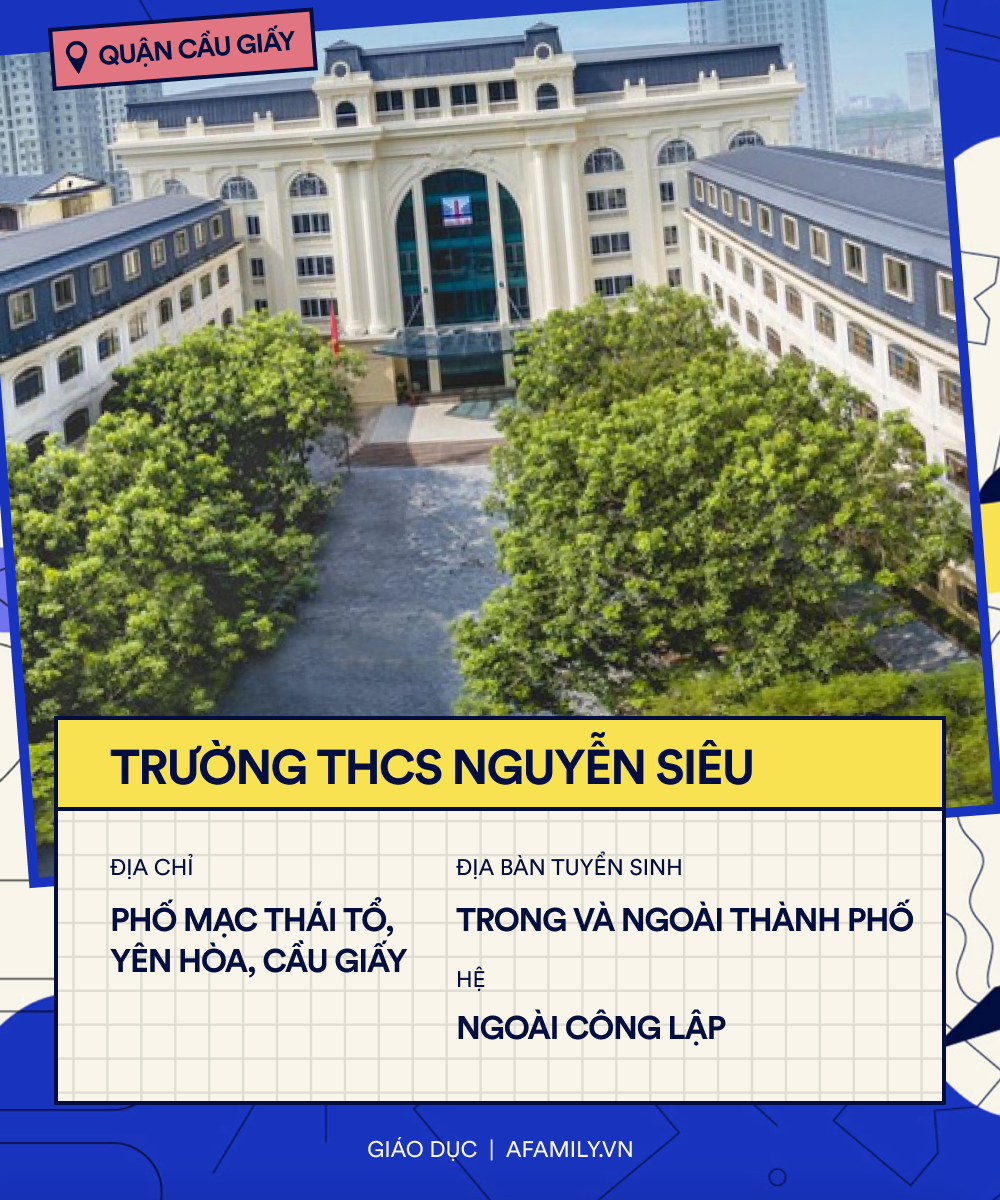 15 trường cấp 2 ở quận Cầu Giấy: Quá nhiều cái tên đình đám cả công và ngoài công lập, không ít trường tuyển sinh các tỉnh - Ảnh 11.