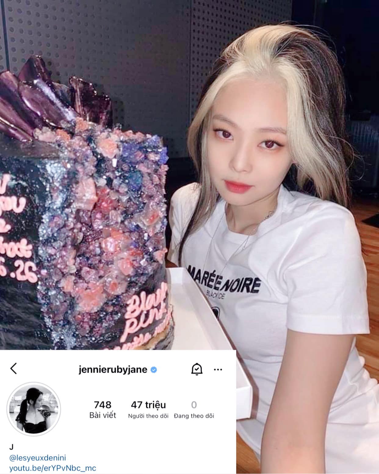 Jennie (BLACKPINK) chính thức cán mốc 47 triệu follow trên Instagram, chỉ xếp sau một người trong showbiz Hàn - Ảnh 2.