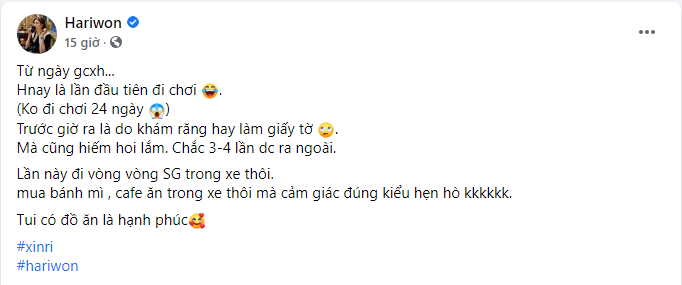 Hari Won lên tiếng khi Trấn Thành vừa nhắc đến &quot;tin vui&quot; giữa nghi vấn mang thai - Ảnh 1.