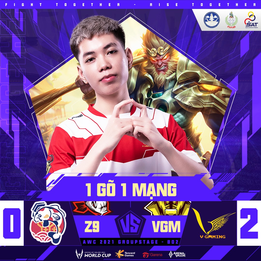 V Gaming giành tấm vé đến tứ kết AWC 2021