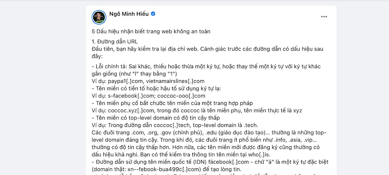Học Hiếu PC cách “định vị” trang web không an toàn - Ảnh 1. Học Hiếu PC cách “định vị” trang web không an toàn - Ảnh 1.