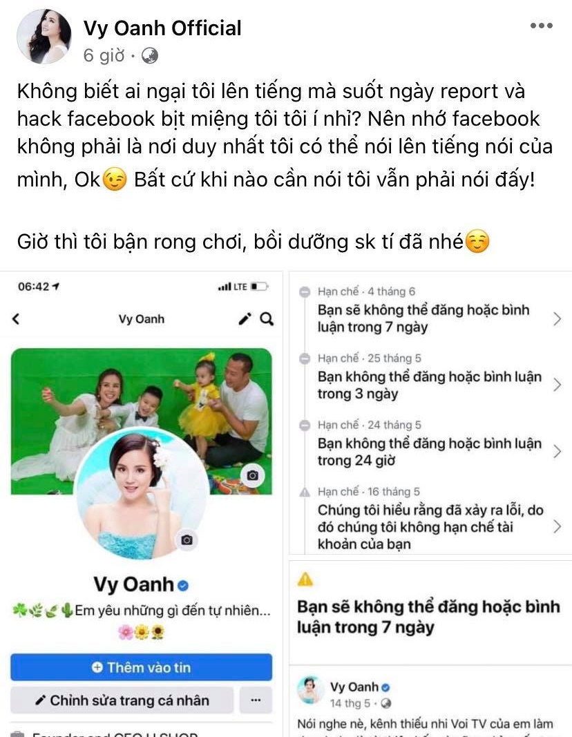 Vy Oanh lại tố có người muốn &quot;bịt miệng&quot; mình, còn khẳng định một câu chắc nịch thế này - Ảnh 1.