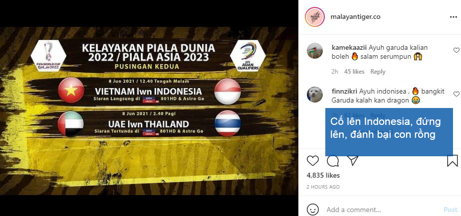 Fan Malaysia cổ vũ Indonesia chiến thắng để thầy Park khăn gối về nước theo &quot;fake news&quot; - Ảnh 5.