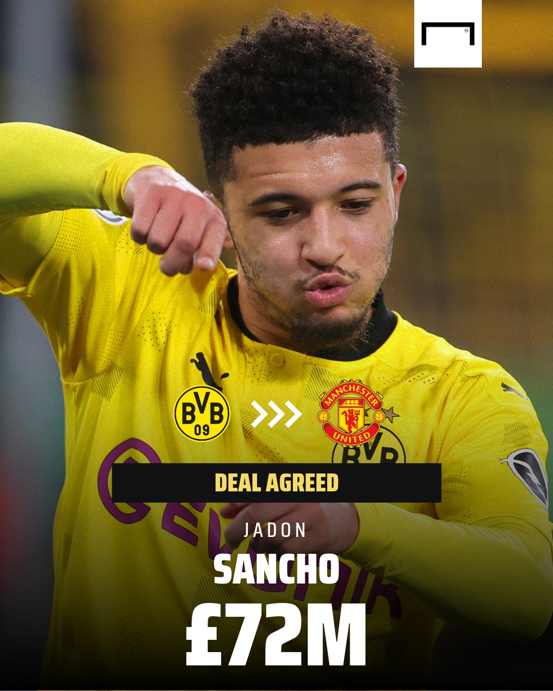 Bom tấn mùa hè đã nổ: Jadon Sancho cập bến MU giá 100 triệu USD - Ảnh 2.