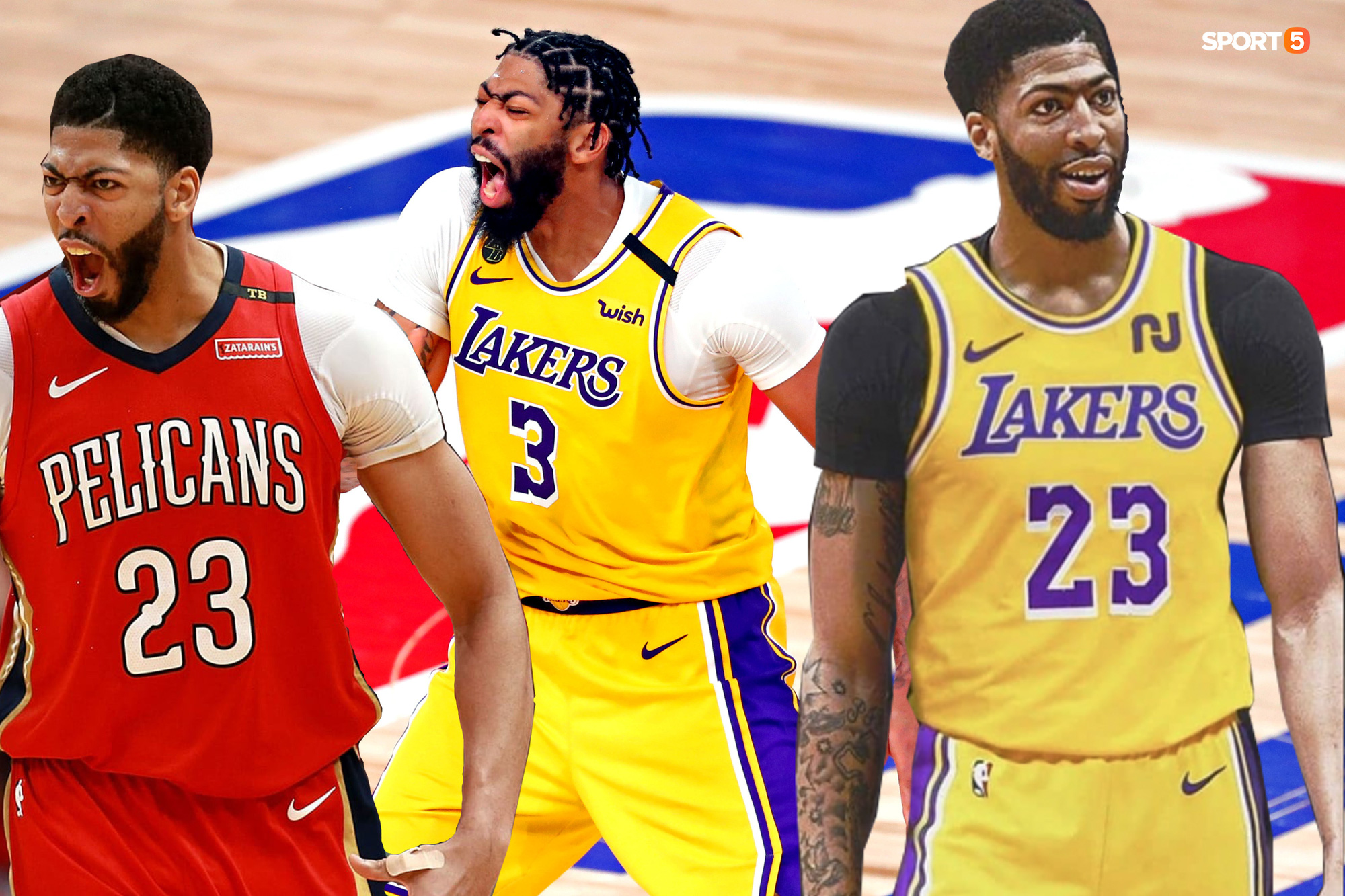 Nguyên nhân Anthony Davis từ chối số áo 23 của LeBron James, tiếp tục gắn bó với số 3 phong thủy - Ảnh 2.