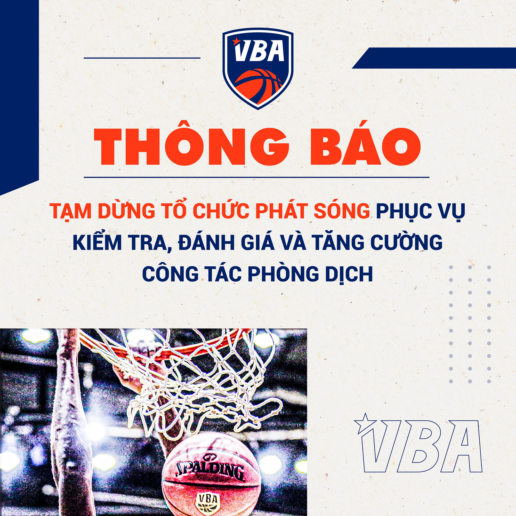 Chính thức: VBA không phát sóng trực tiếp loạt trận giao hữu mùa giải 2021 - Ảnh 1.