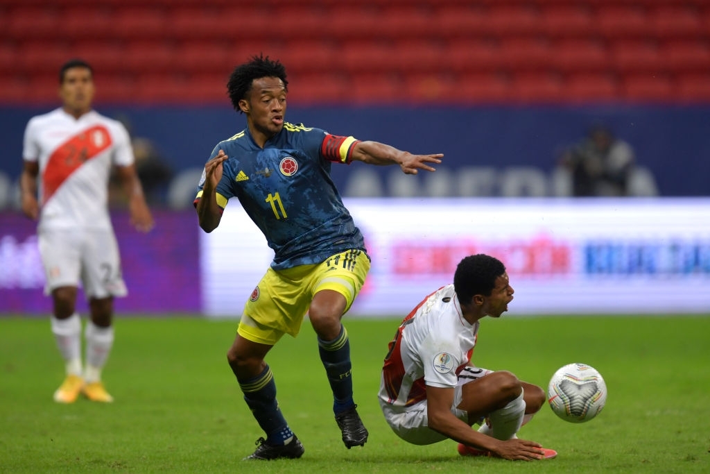 Đồng đội Ronaldo ghi bàn tinh quái giúp Colombia ngược dòng kịch tính, giành hạng 3 Copa America - Ảnh 1.