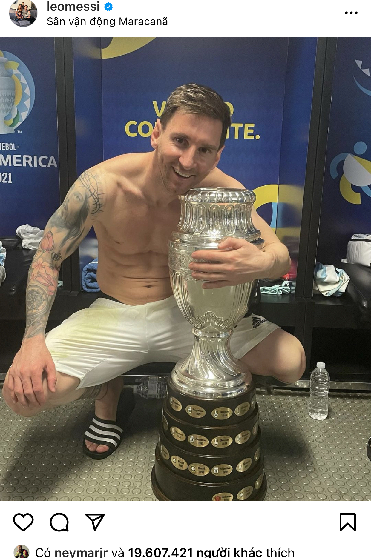 Lionel Messi tiếp phá đảo thế giới ảo, với bức ảnh triệu yêu thích trên Instagram - Ảnh 2.