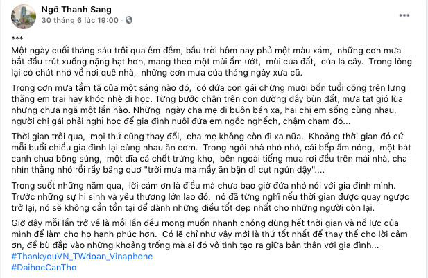 5 lời cảm ơn ấn tượng nhất tháng 6: Khi ta thôi ngại ngần, lời yêu thương trở nên thật ngọt ngào - Ảnh 2.