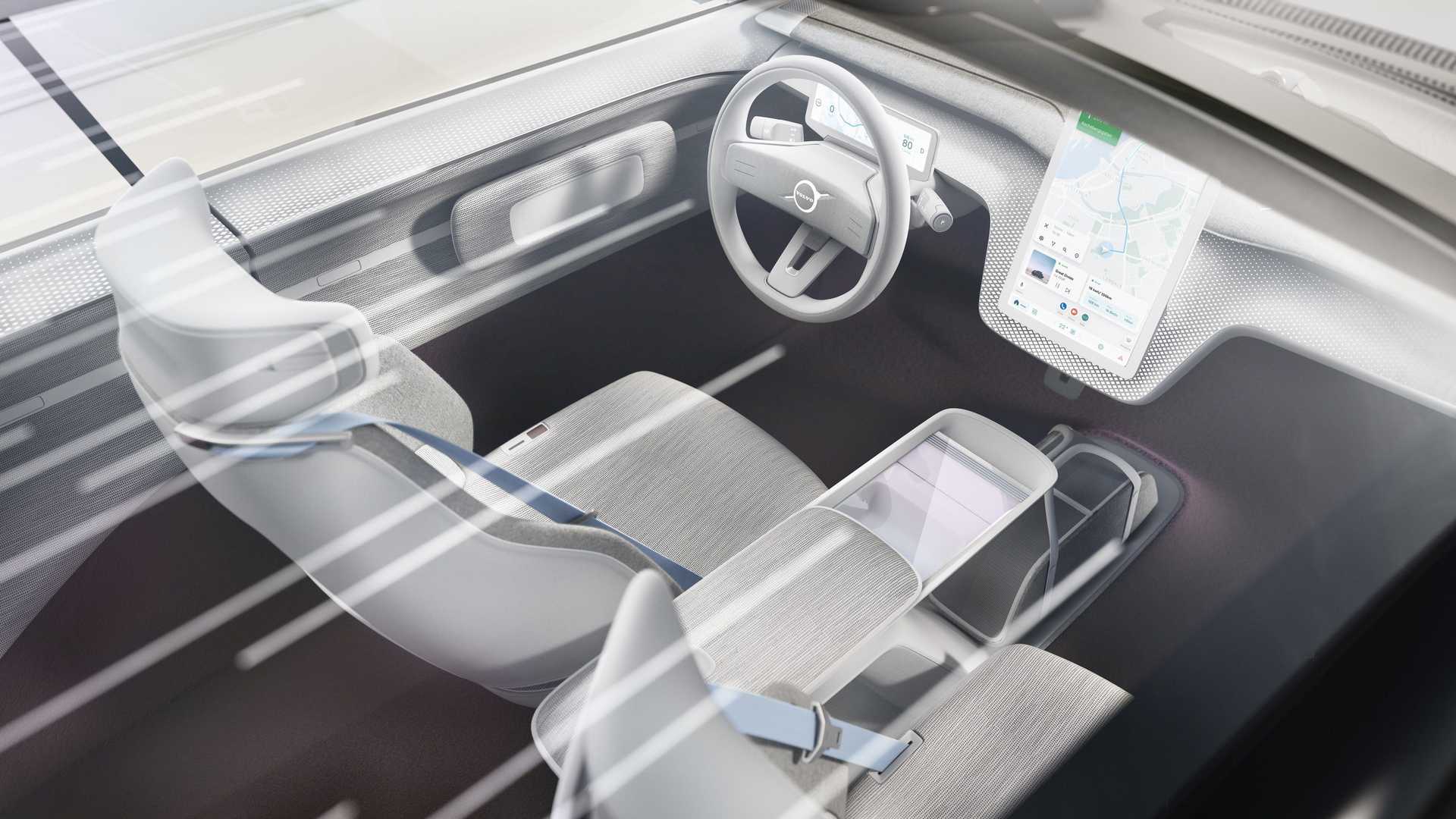 Ra mắt Volvo Recharge Concept: Cửa mở như Rolls-Royce, bộ khung cho XC60, XC90 đời mới - Ảnh 4.