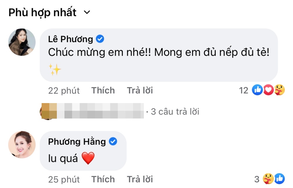 Vân Trang bất ngờ khoe bụng bầu to, Lê Phương vui vẻ chúc mừng &quot;mong em sớm đủ nếp đủ tẻ&quot; - Ảnh 2.