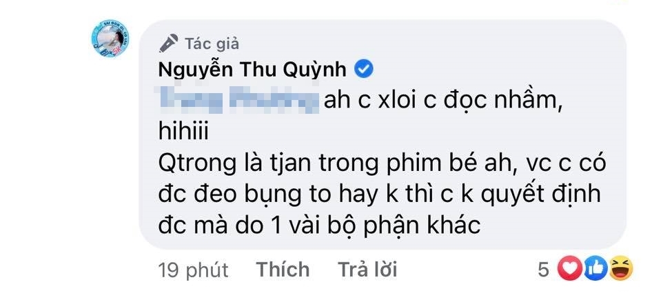 Hương vị tình thân: Thu Quỳnh lý giải tại sao Thy bầu mãi bụng vẫn phẳng lì - Ảnh 4.