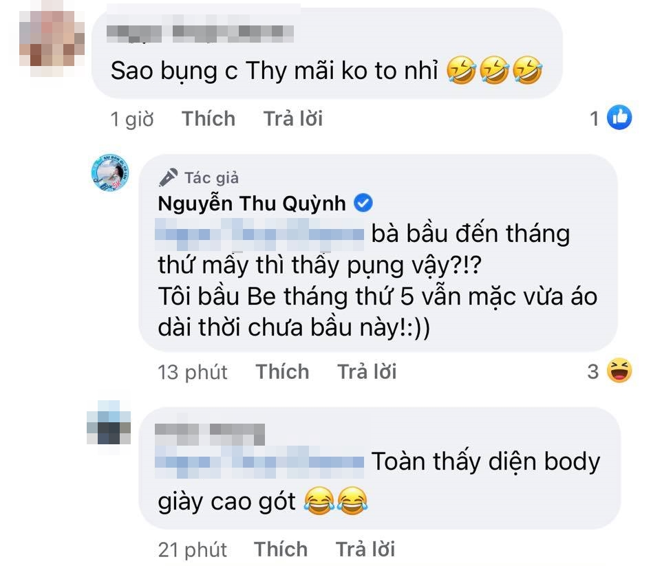 Hương vị tình thân: Thu Quỳnh lý giải tại sao Thy bầu mãi bụng vẫn phẳng lì - Ảnh 2.