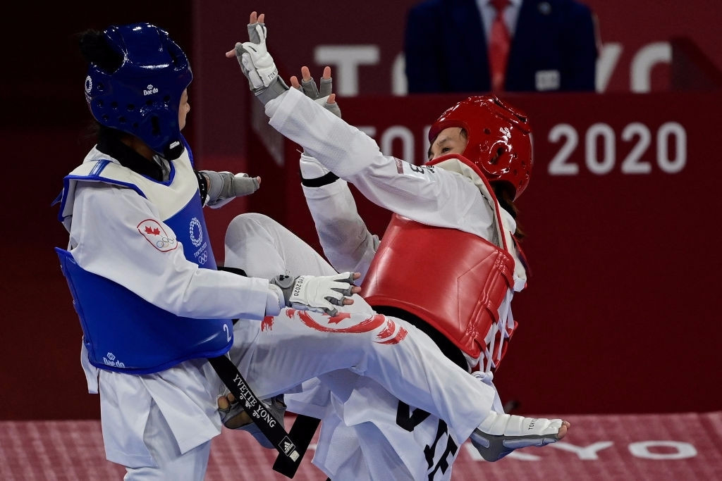 Trương Thị Kim Tuyền &quot;lấy nhu thắng cương&quot; đả bại đại diện Canada trận ra quân Taekwondo Olympic Tokyo 2020 - Ảnh 2.