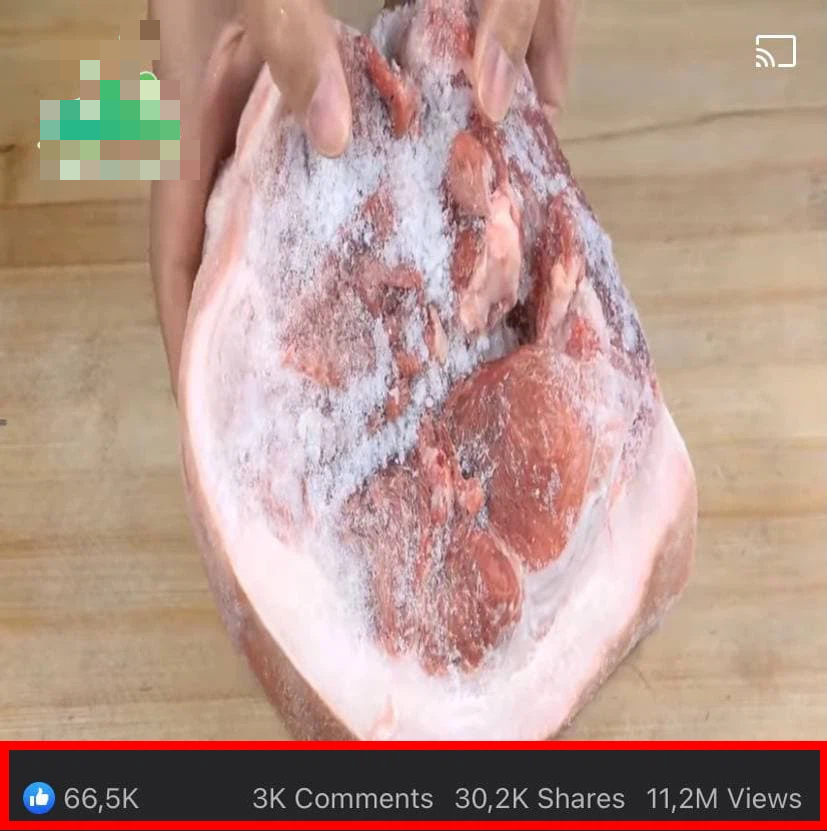 Video chỉ cách rã đông thịt heo hút 11 triệu view, hơn 30 nghìn lượt chia sẻ lại bị dân mạng chê tới tấp vì sai lầm cơ bản này! - Ảnh 1.