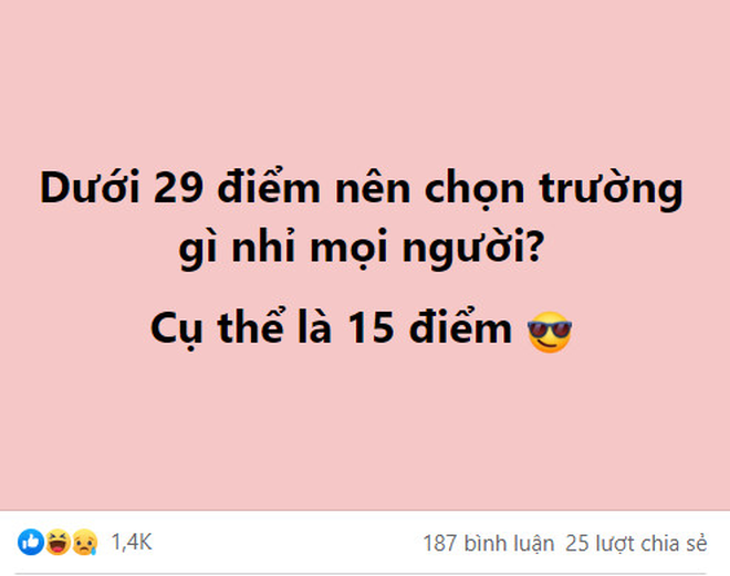 Nam sinh thắc mắc dưới 29 điểm nên chọn ngành gì, dân tình chưa kịp ghen tỵ, đọc ngay câu sau liền bật ngửa - Ảnh 1.