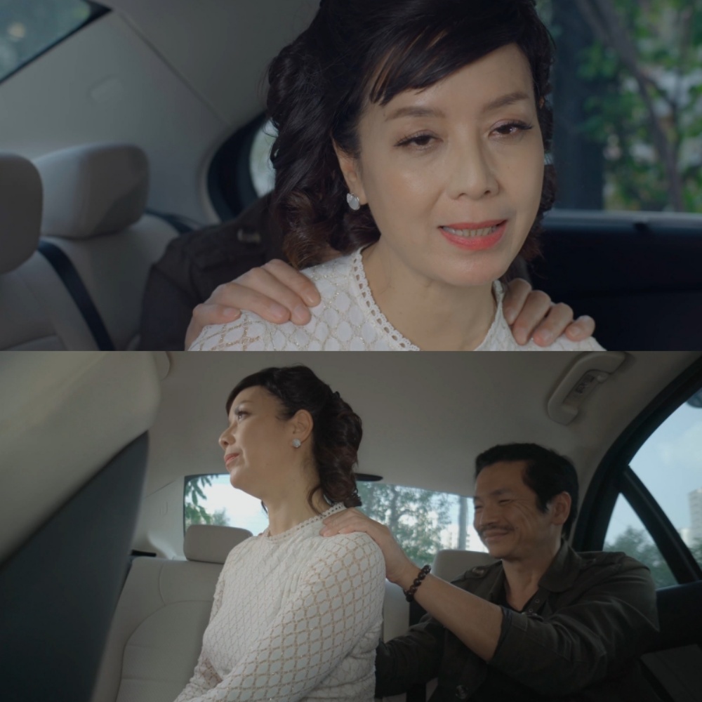 NSND Trung Anh đóng cảnh ngoại tình trên xe hơi với NSƯT Chiều Xuân: Sáng đưa chủ đi làm, chiều về hú hí với vợ chủ - Ảnh 4.