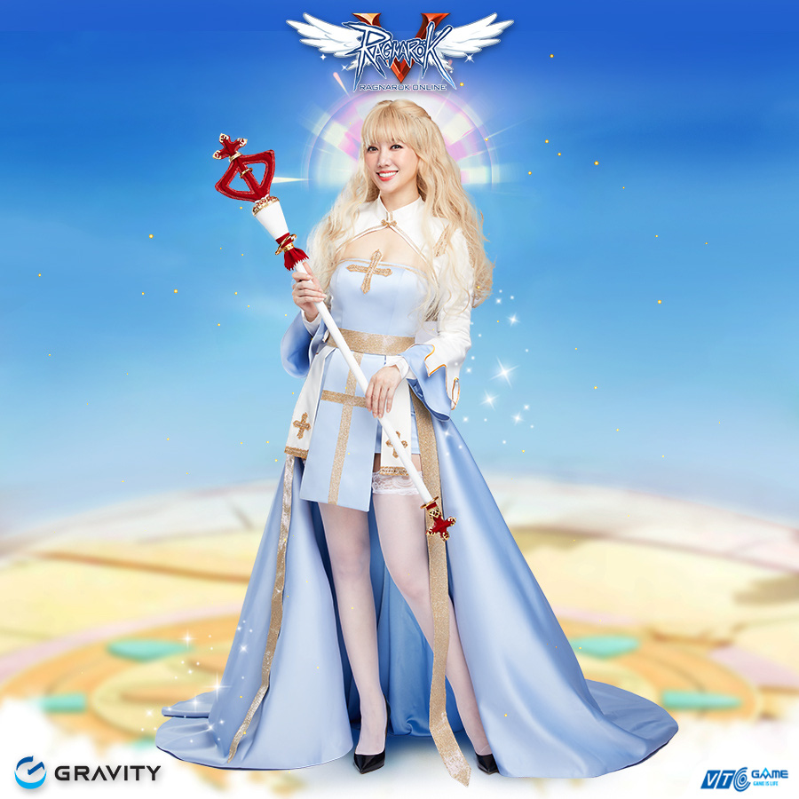Tóc bạch kim vòng 1 lấp ló, Hari Won khoe full bộ ảnh cosplay nhân vật trong Ragnarok Online đẹp ná thở: game thủ say nắng hay là say Hari? - Ảnh 7.