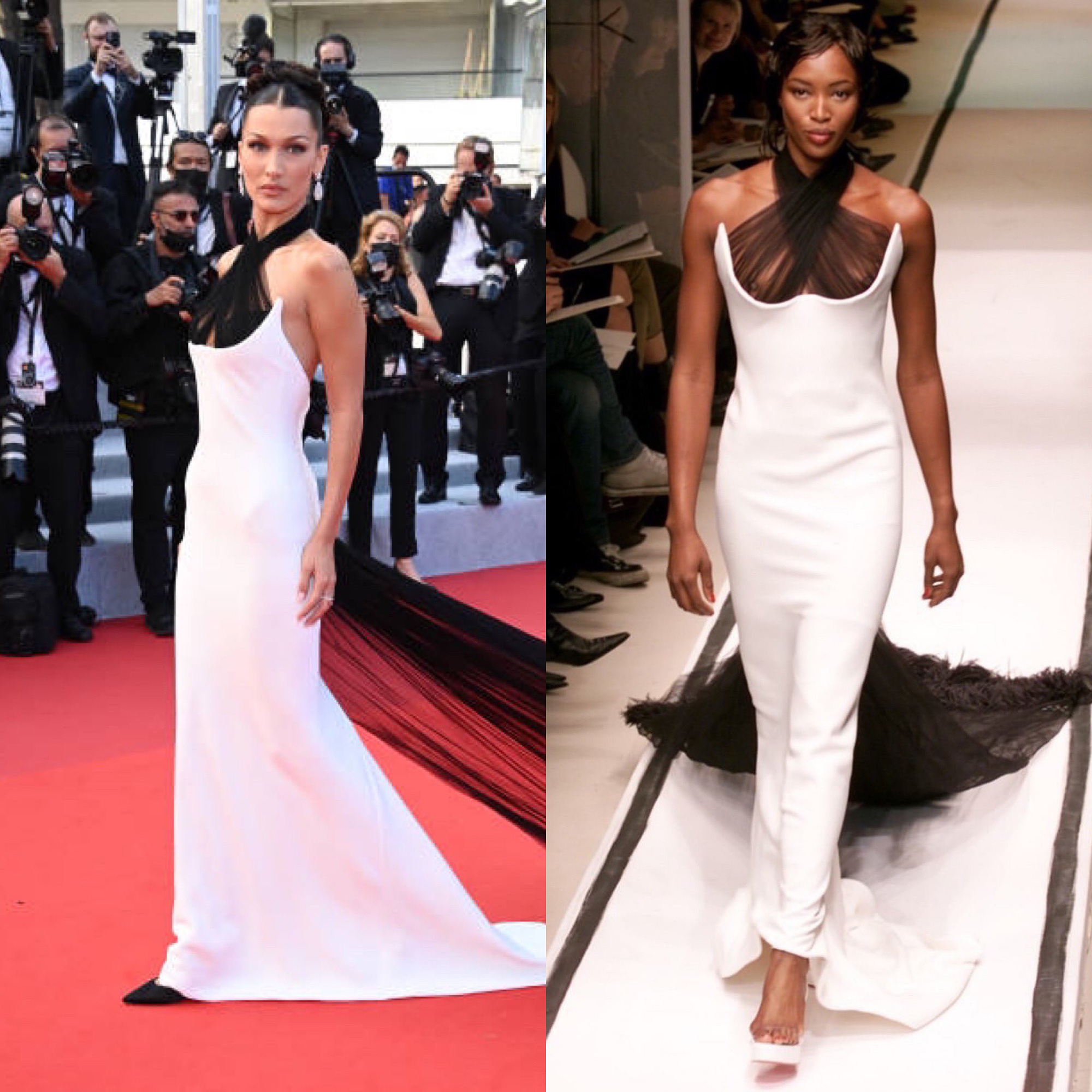 Thảm đỏ LHP Cannes 2021 ngày đầu tiên: &quot;Thiên thần nội y&quot; khoe vòng 1 phẳng lì đầy táo bạo - Ảnh 5.