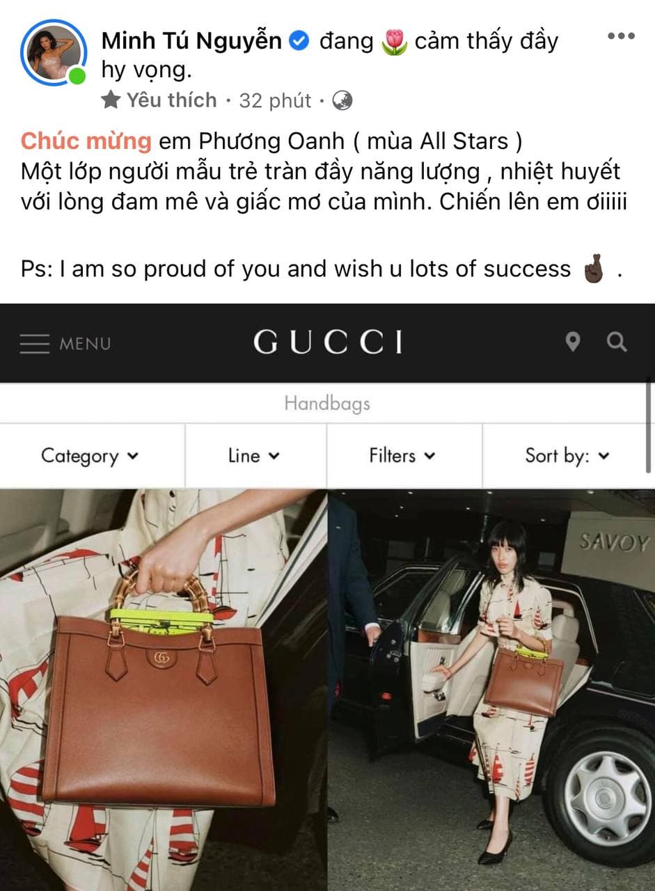 Minh Tú chúc mừng Phương Oanh Next Top nhưng nhanh chóng xin lỗi vì... sai tiếng Anh! - Ảnh 5.