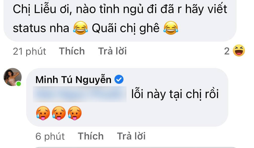 Minh Tú chúc mừng Phương Oanh Next Top nhưng nhanh chóng xin lỗi vì... sai tiếng Anh! - Ảnh 4.