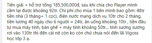 Ông chủ GameHome Esports lên tiếng, đáp trả tố cáo của Vigoss - Ảnh 3.