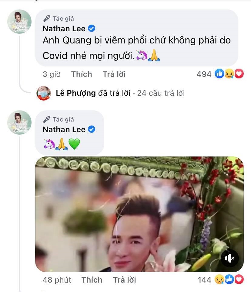 Những hình ảnh xót xa trong tang lễ ca sĩ Việt Quang, Nathan Lee lập tức làm điều đặc biệt - Ảnh 5.