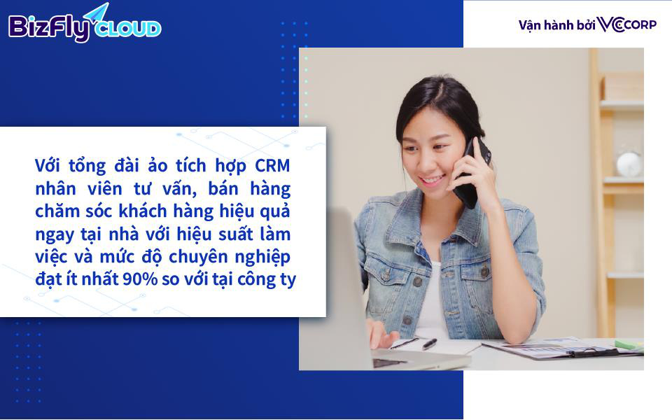 Tổng đài ảo tích hợp CRM cài đặt trên máy cá nhân, nhân viên chốt đơn tại nhà như tại công ty, doanh nghiệp đạt tối thiểu 90% hiệu suất kinh doanh thời giãn cách - Ảnh 1.