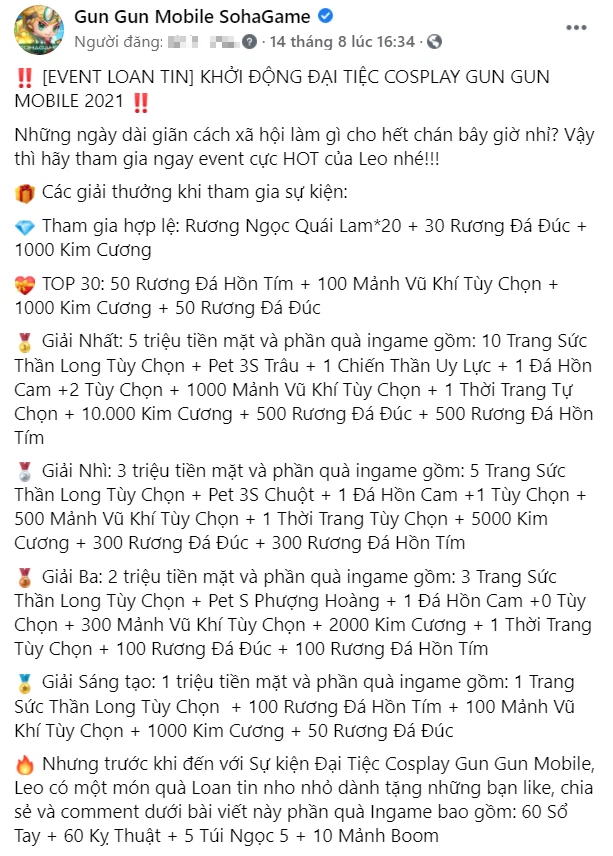 Giới cosplay chuẩn bị có biến, 500 anh em nên chuẩn bị sẵn tinh thần nạp vitamin cường độ cao - Ảnh 9.