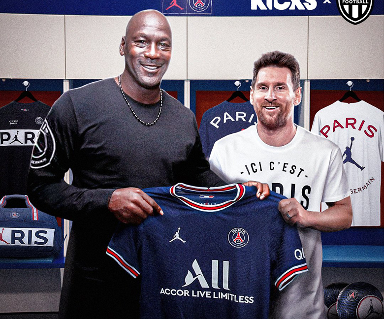 Michael Jordan &quot;ăn nên làm ra&quot; nhờ sự gia nhập của Lionel Messi ở PSG - Ảnh 1.