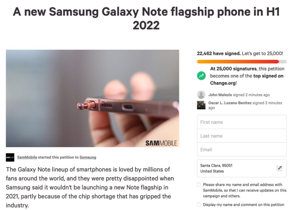 20.000 fan ký bản kiến nghị Samsung ra mắt Galaxy Note mới thay cho Galaxy S22 - Ảnh 1.